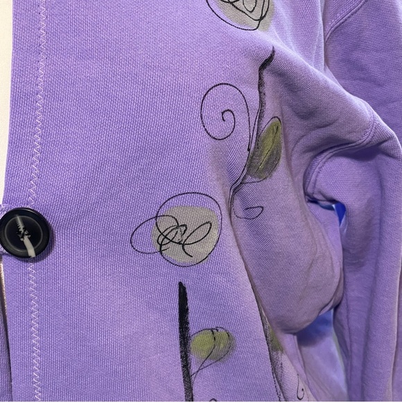 Kunky’s Hand-Painted Wearable Art Sweater Pullover OOAK Unique Statement Medium - Picture 5 of 10